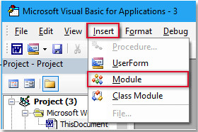 tạo Module mới trong VBA